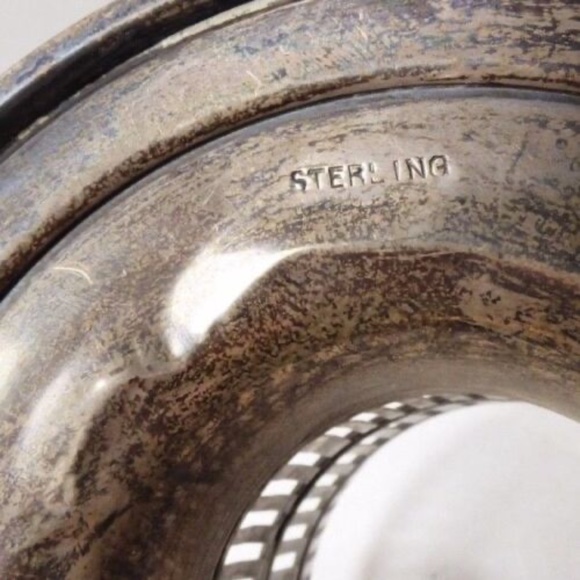 VTG Antique Late 1800's Watson Pierced Sterling Silver Vase Holder 2.7oz - Picture 6 of 10